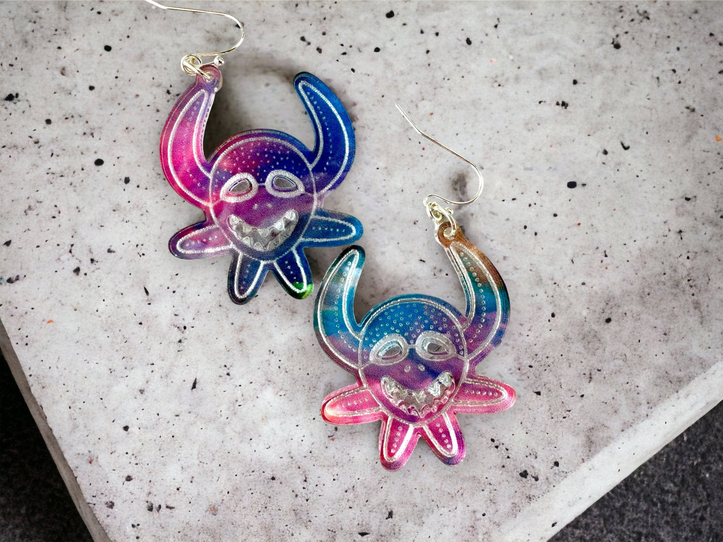 Vejigante earrings, Puerto Rico art, Puerto Rican jewelry, vejigante mask, Latina owned business, birthday gift for Boricua,artesania,