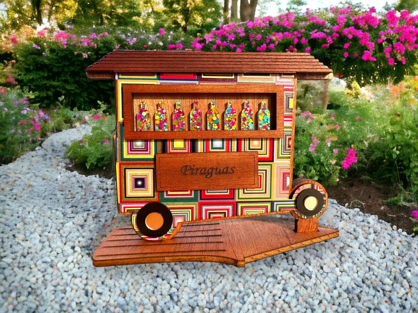 Piragua Cart: Puerto Rican Shaved Ice Stand, Boricua Artesanía Decor