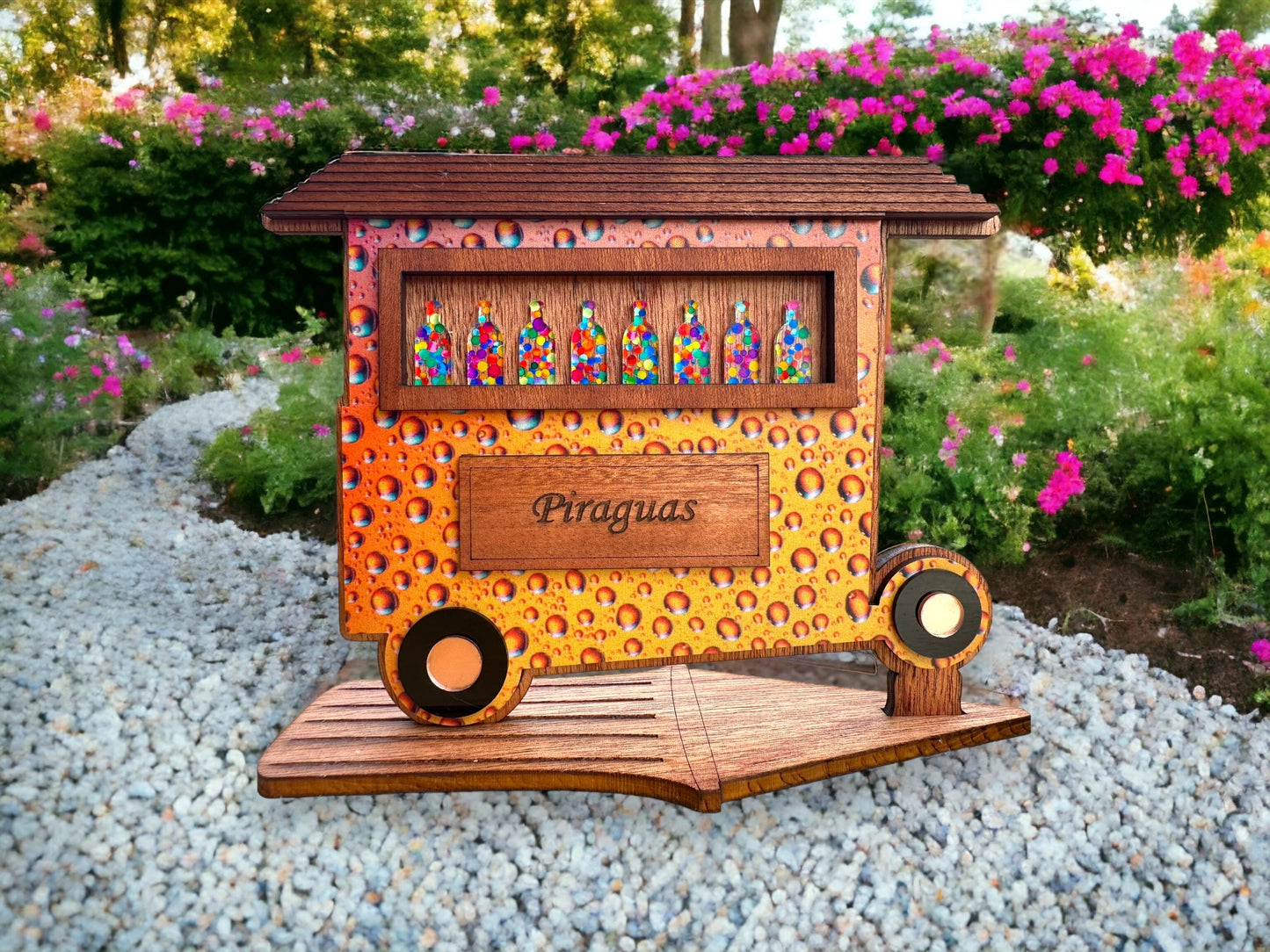 Piragua Cart: Puerto Rican Shaved Ice Stand, Boricua Artesanía Decor