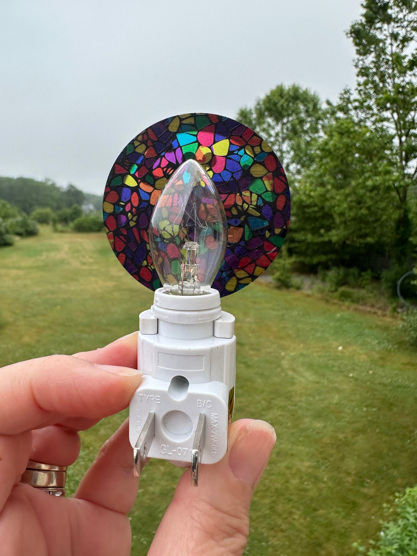 Taino Coqui Nightlight: Puerto Rican Mosaic look Art