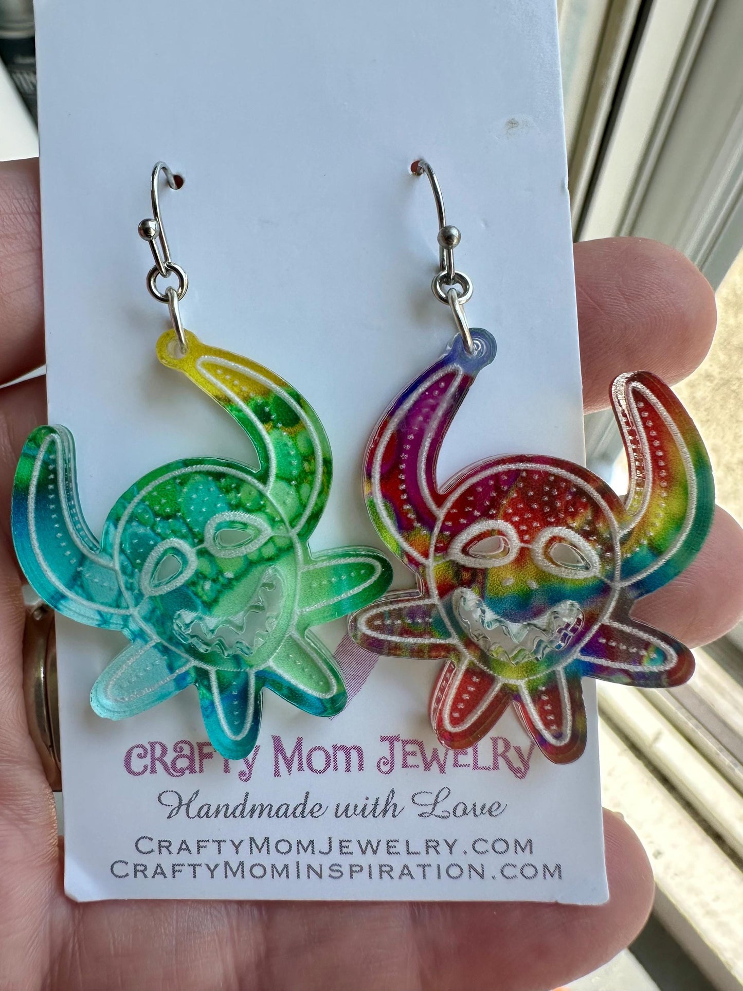Vejigante earrings, Puerto Rico art, Puerto Rican jewelry, vejigante mask, Latina owned business, birthday gift for Boricua,artesania,