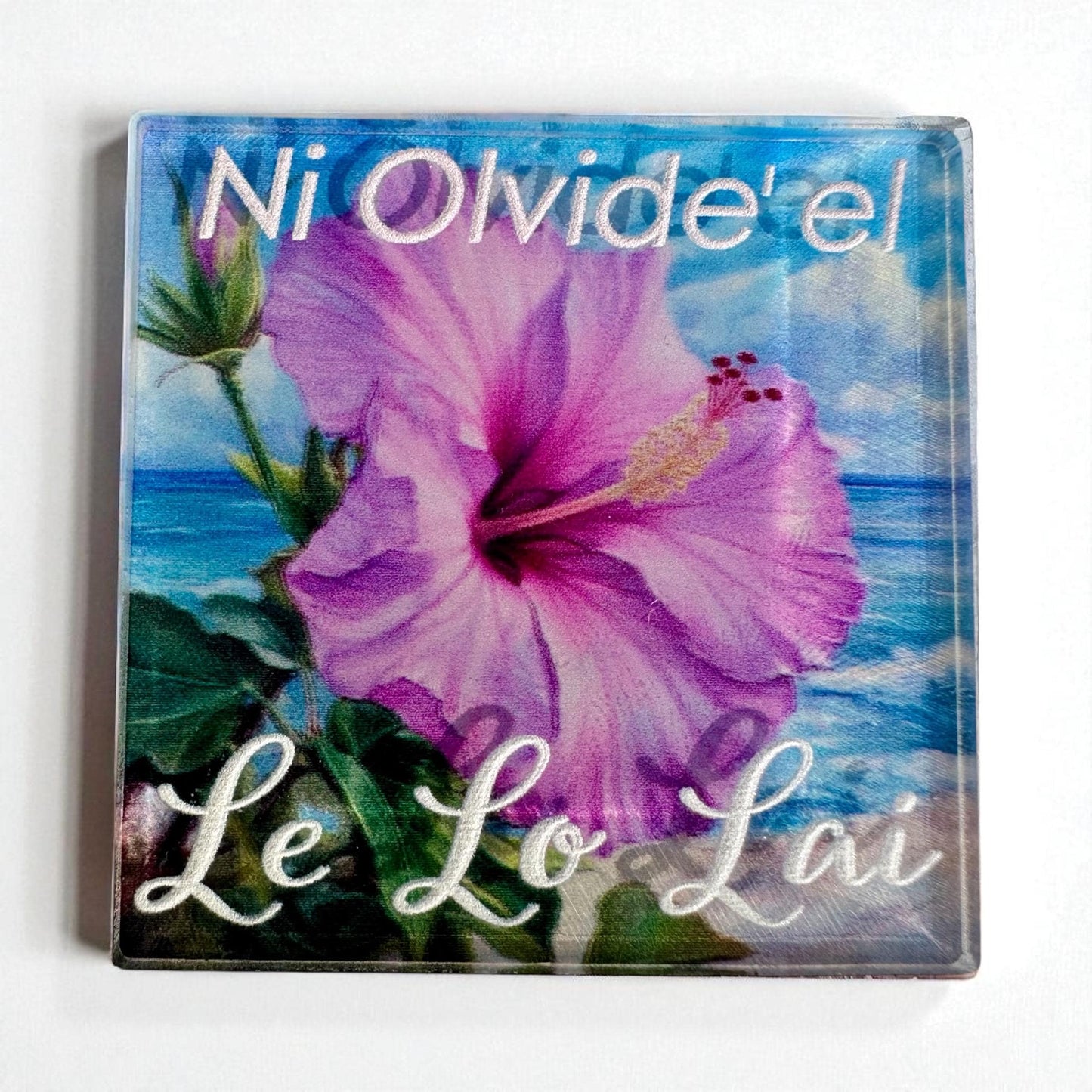 Ni olvide el lei lo lai Magnet: Flor de Maga, Boricua Art, Puerto Rican pride