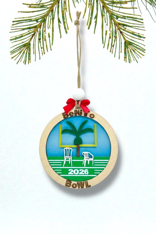 Benito bowl Wood acrylic ornament car charm