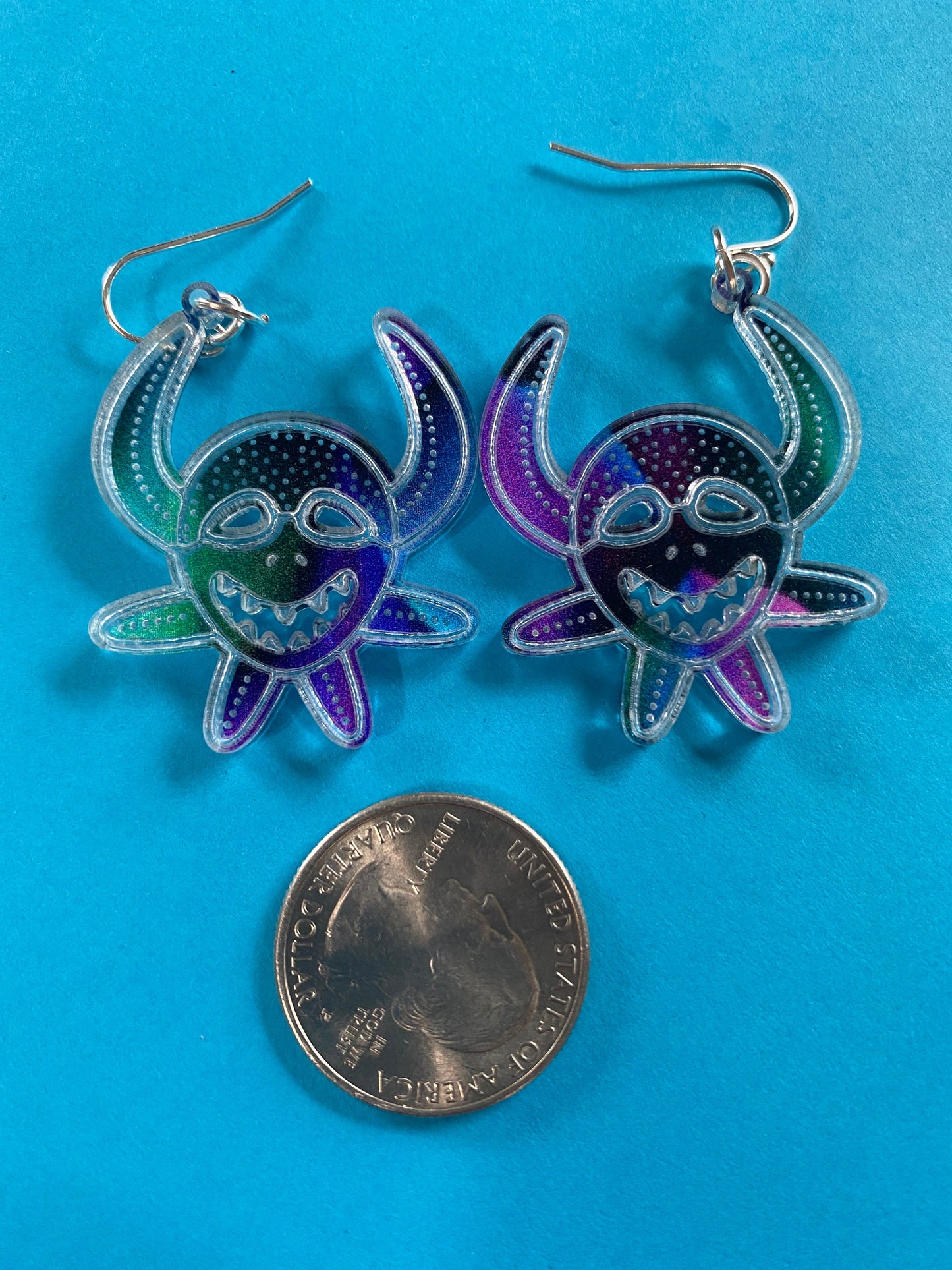 Vejigante earrings, Puerto Rico art, Puerto Rican jewelry, vejigante mask, Latina owned business, statement earrings, Boricua art, artesania