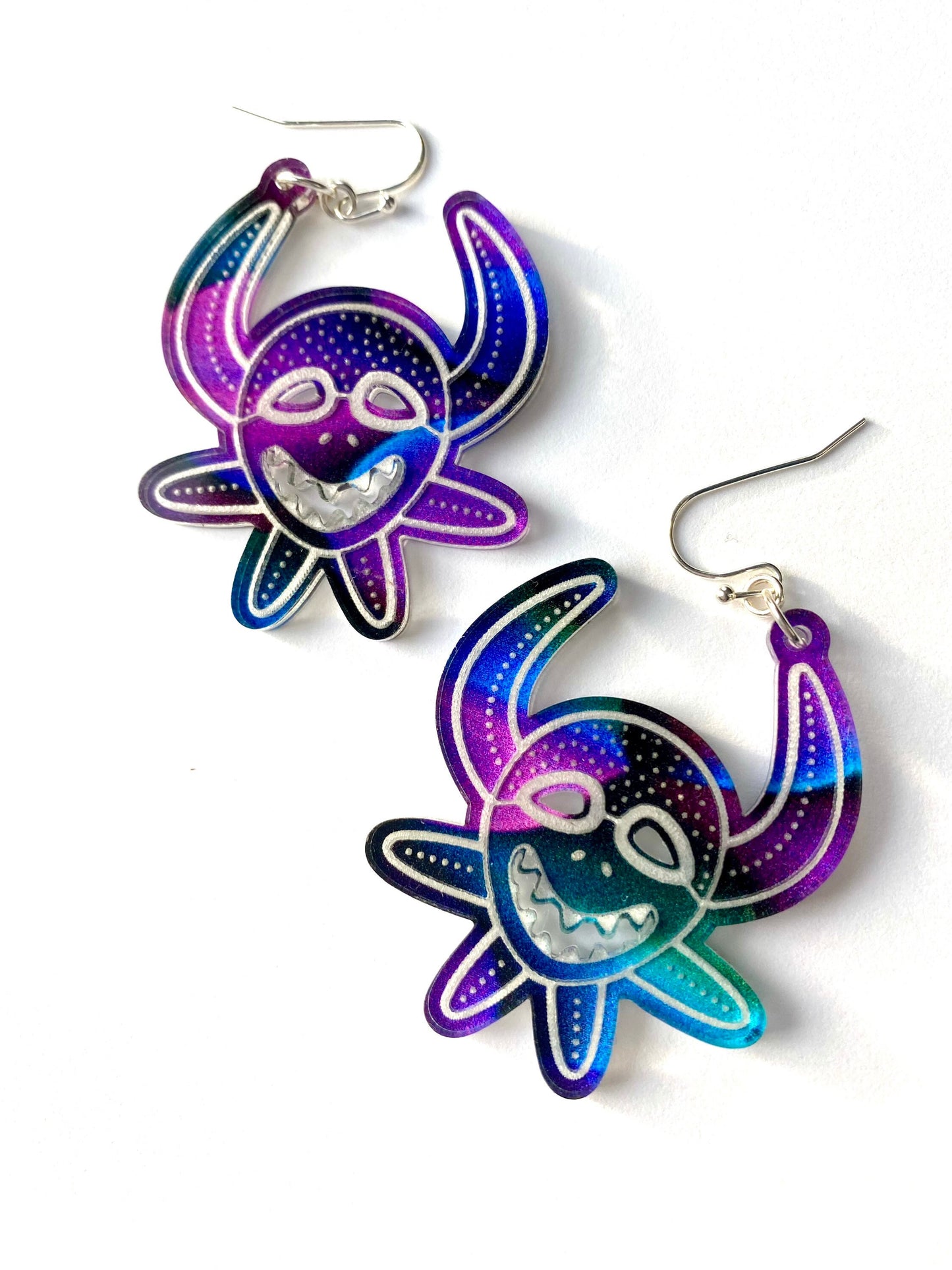 Vejigante earrings, Puerto Rico art, Puerto Rican jewelry, vejigante mask, Latina owned business, statement earrings, Boricua art, artesania