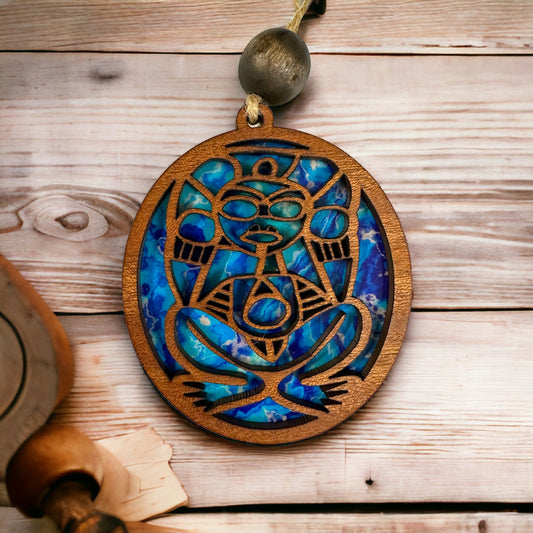 Taino Atabey Car Charm: Fertility Goddess Ornament