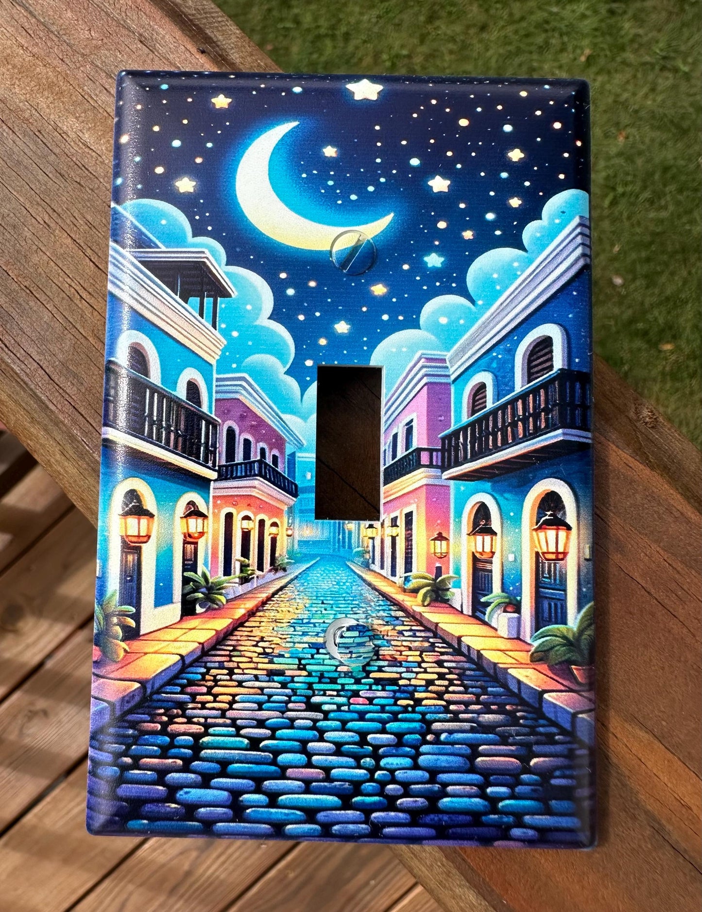 Viejo San Juan Light Switch Cover: Puerto Rico Decor