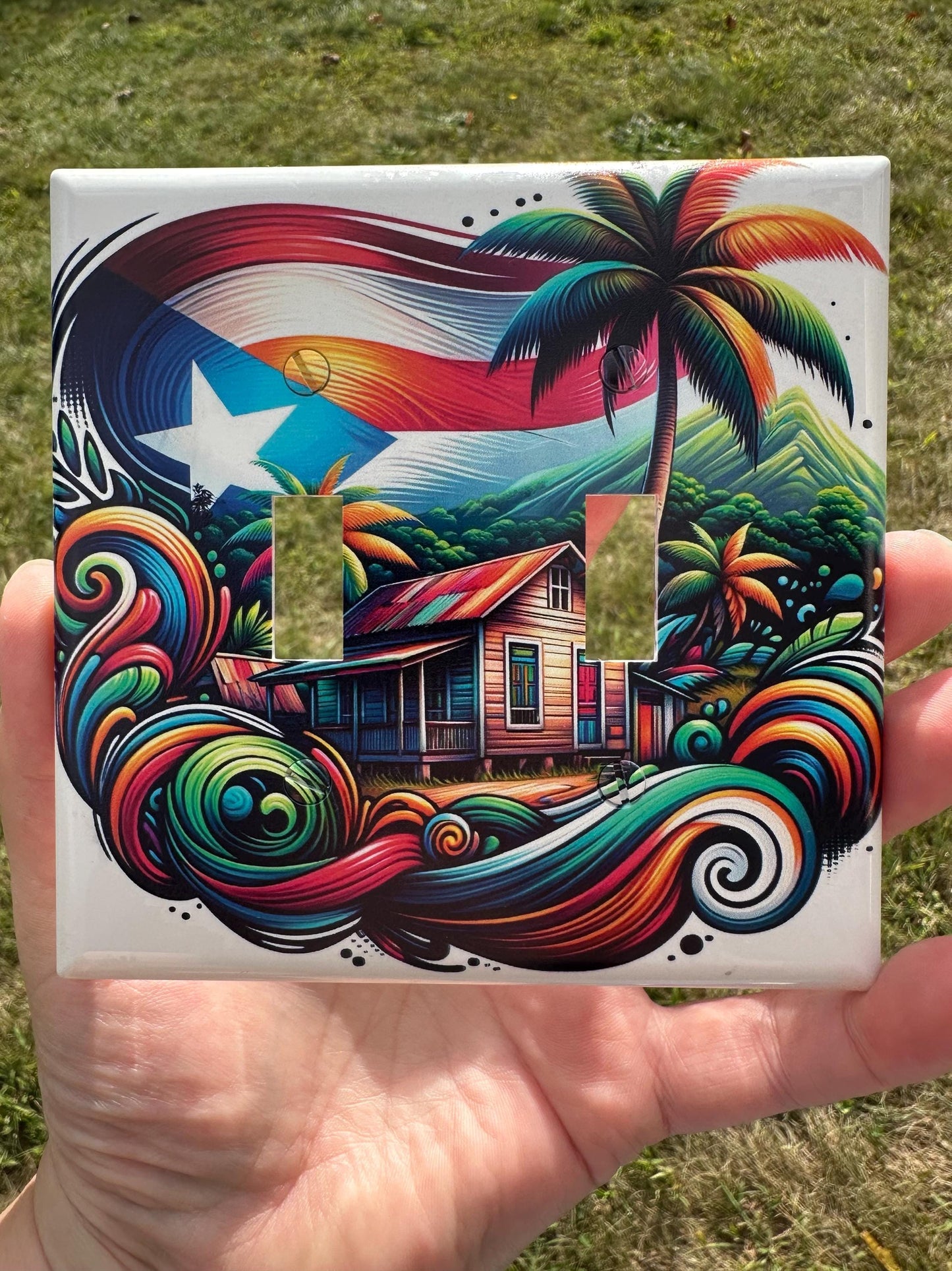 Viejo San Juan Light Switch Cover: Puerto Rico Decor