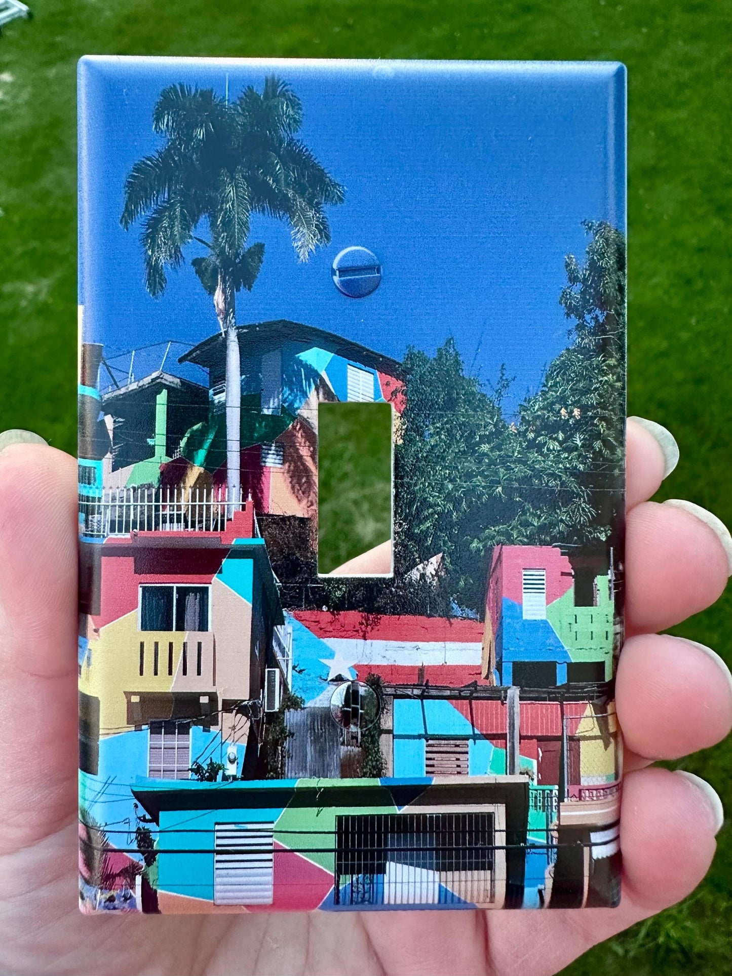 Puerto Rico Light Switch Cover: Aguadilla Crashboat Photo - Custom Decor