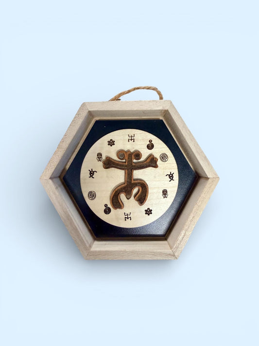 Taino Coqui Symbol layered Wood Wall Art: Puerto Rico Decor