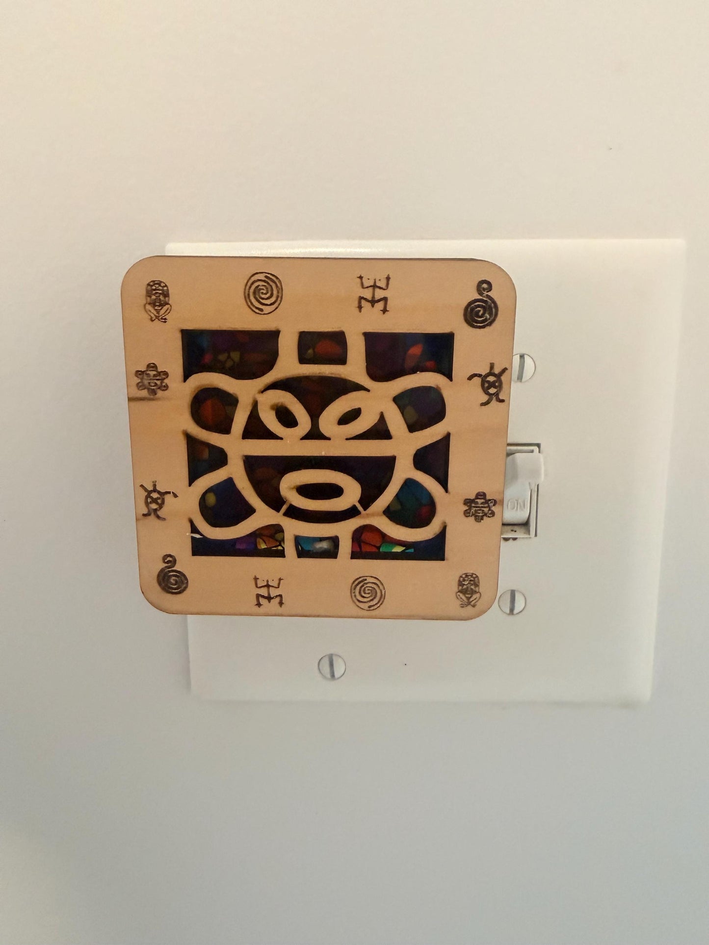 Small Taino Puerto Rico themed Nightlights, light for bathroom, bedroom and hallway